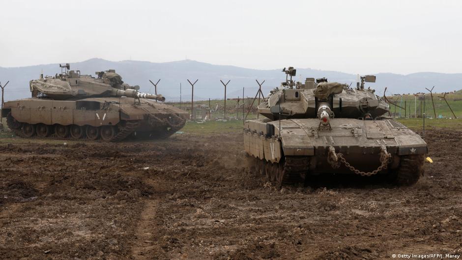 İsrail Golan Tepeleri'nden Suriye'yi vurdu