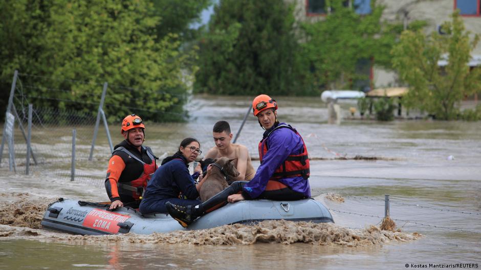 Yunanistan'da sel felaketi: Ordu devreye girdi