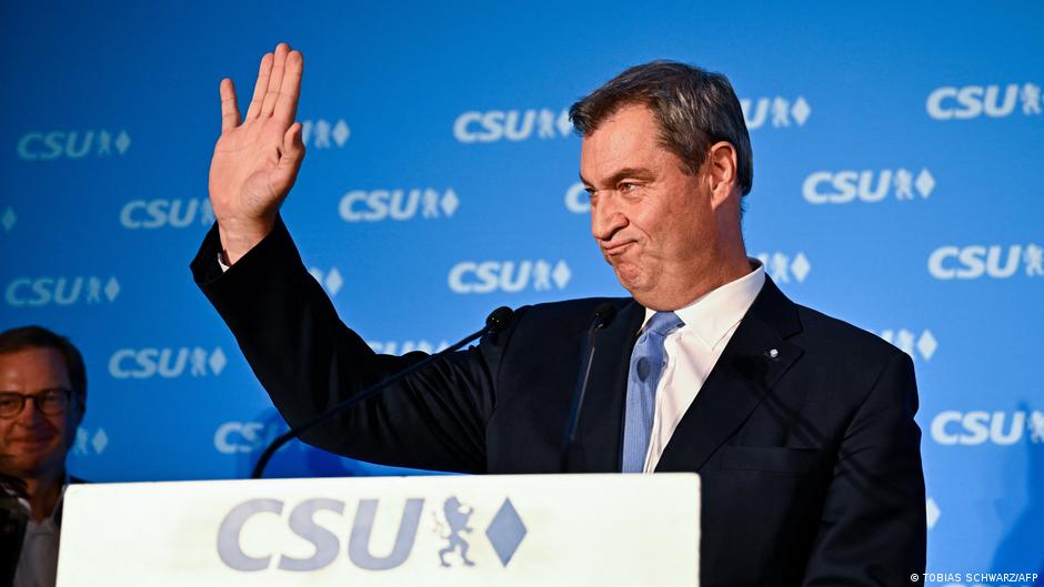Eyalet seçimlerinde Bavyera'da CSU, Hessen'da CDU önde