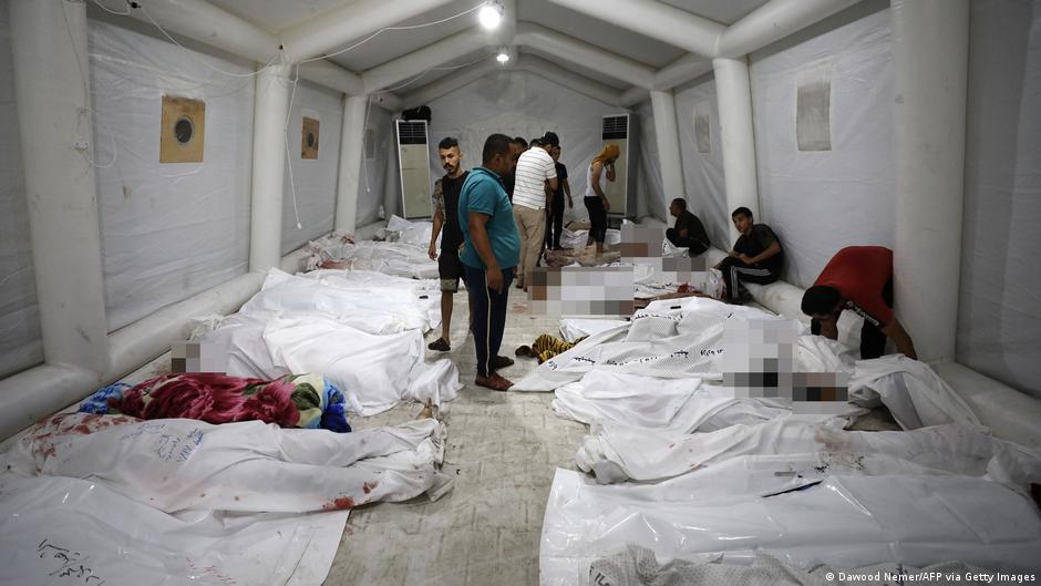 Gazze: Hastane saldırısına milletlerarası yansılar